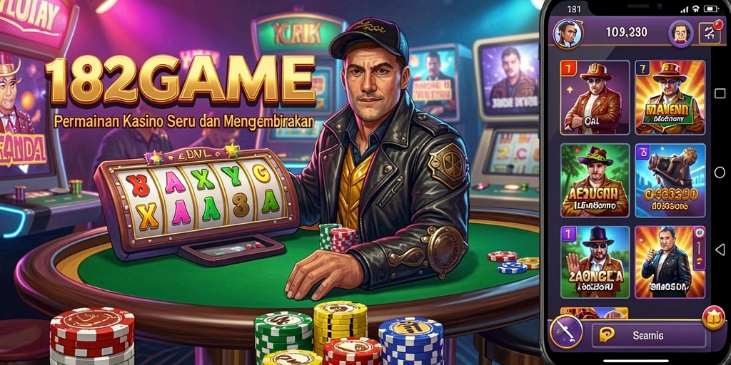 Screenshot utama 182GAME menampilkan gameplay Kasino yang menarik dan mendebarkan.