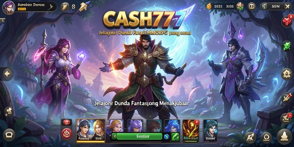 Screenshot gameplay menampilkan aksi seru dalam dunia MMORPG.