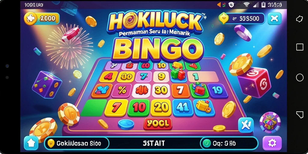 Screenshot gameplay HOKILUCK menampilkan momen seru saat bermain Bingo.