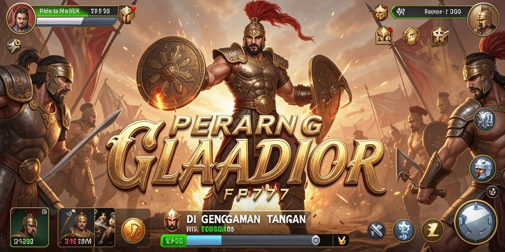 Tampilan gameplay seru dalam pertarungan karakter Fighting.