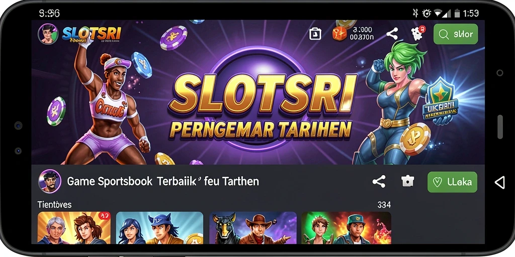 Screenshot menunjukkan antarmuka taruhan yang interaktif dan menarik dari SLOTSRI.