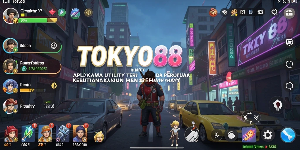 Tampilan antarmuka utama TOKYO88 yang intuitif dan fungsional.