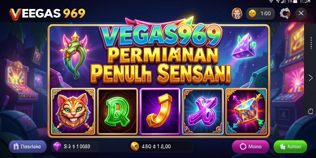 Screenshot gameplay VEGAS969 menampilkan keseruan bermain Slot.